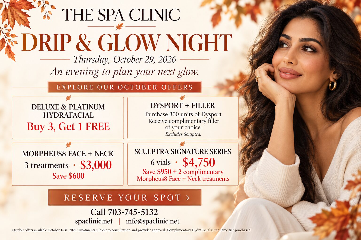 Drip & Glow Night October Offers Drip & Glow Night