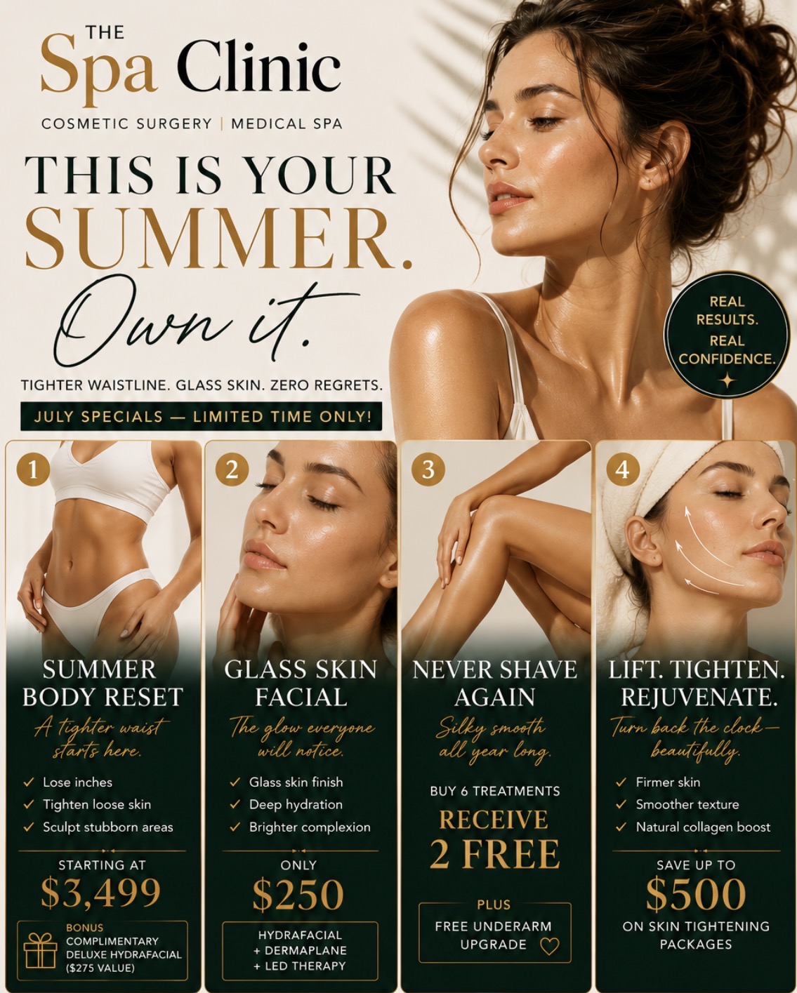 Spa Clinic July 2026 Specials